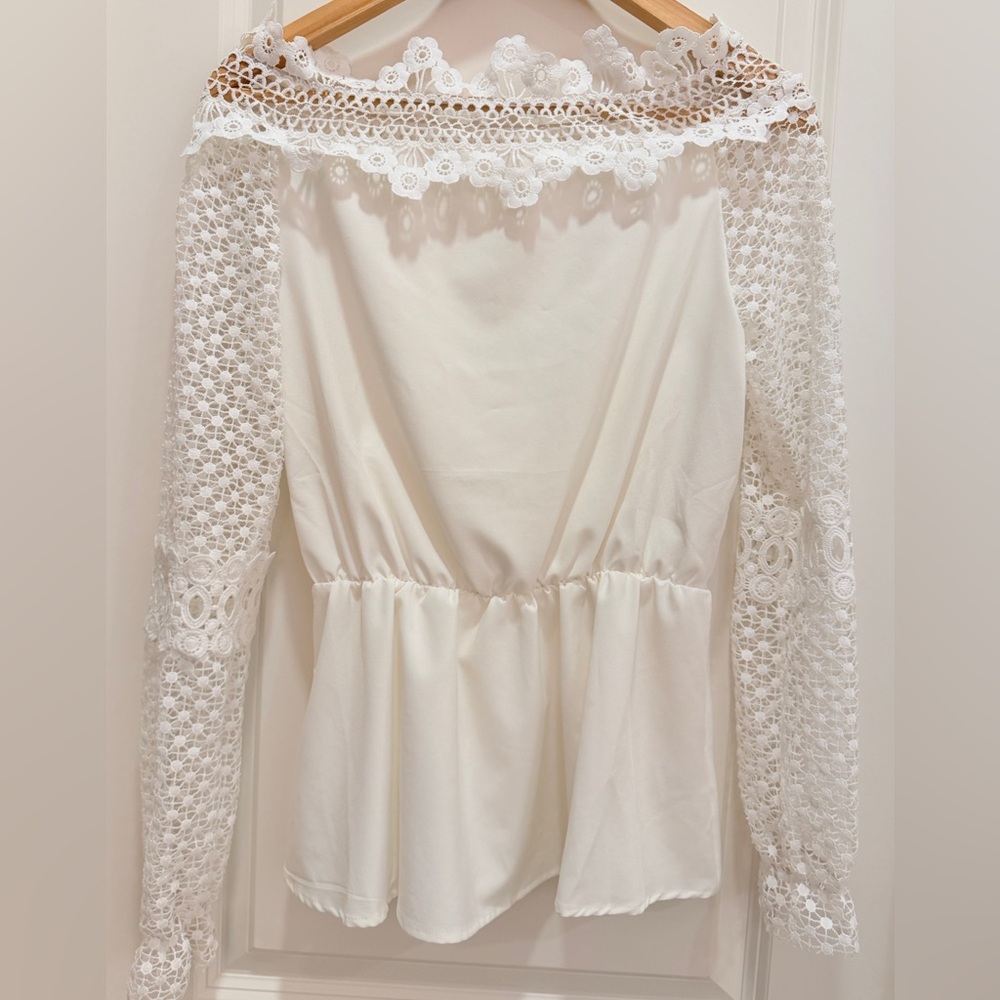 White Lace Top